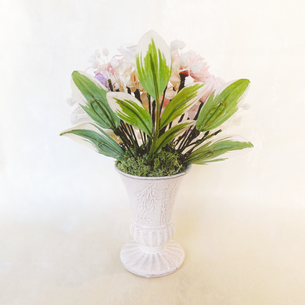 仏花 お祝い プリザーブドフラワー 送料無料 枯れない花 お仏壇 お供え花 お彼岸 薔薇 カーネーション あじさい 保護ケース プレゼント インテリア 造花 ギフト - 画像 (11)