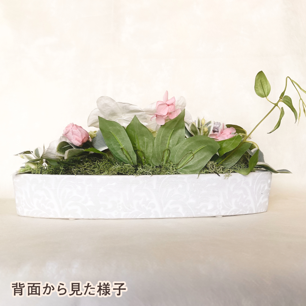 仏花 プリザーブドフラワー 送料無料 枯れない花 お仏壇 お供え花 お彼岸 仏壇飾り 菊 あじさい ガラスドーム プレゼント インテリア 造花 ギフト - 画像 (9)