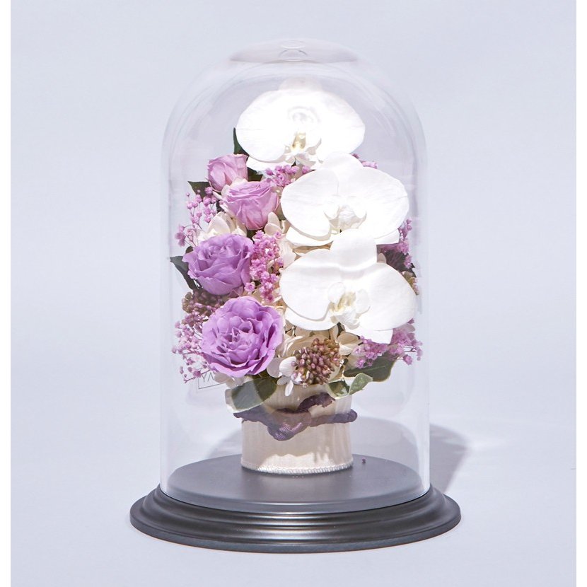 プリザーブドフラワー 送料無料 お祝い 誕生日 枯れない花 胡蝶蘭 バラ 結婚 出産 敬老の日 プレゼント インテリア 造花 ギフト - 画像 (7)