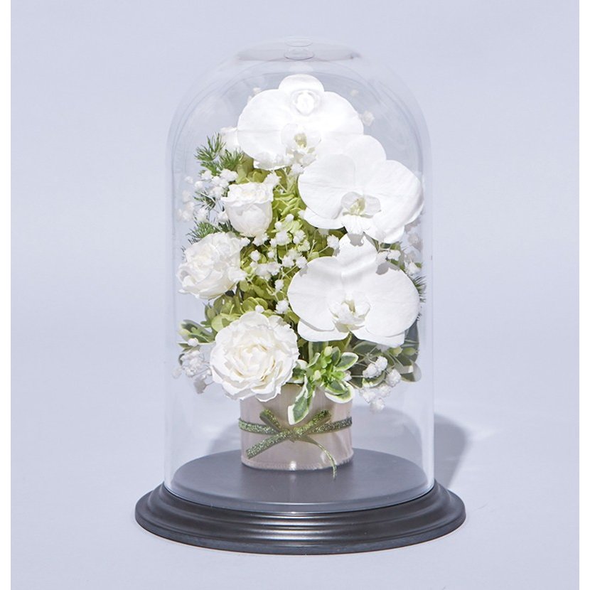 プリザーブドフラワー 送料無料 お祝い 誕生日 枯れない花 胡蝶蘭 バラ 結婚 出産 敬老の日 プレゼント インテリア 造花 ギフト - 画像 (9)