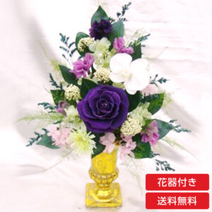 仏花 プリザーブドフラワー 送料無料 枯れない花 お仏壇 お供え花 お彼岸 仏壇飾り 胡蝶蘭 バラ 菊 カーネーション プレゼント インテリア 造花 ギフト