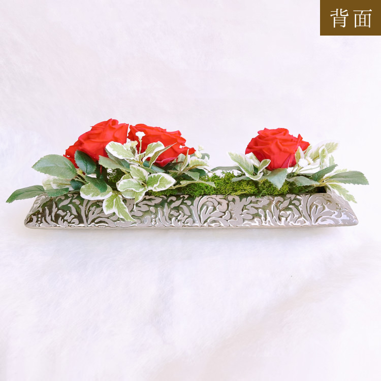 【お祝い用に枯れない花のインテリア】薔薇と紫陽花のプリザーブドフラワー - 画像 (7)