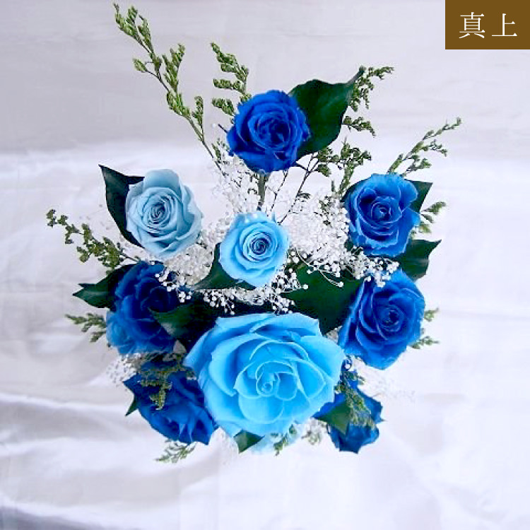 【お祝いに枯れない花】豪華なバラのプリザーブドフラワー全2色の造花インテリア - 画像 (6)